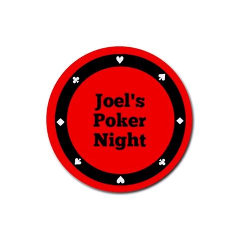 Poker Night Coaster Front