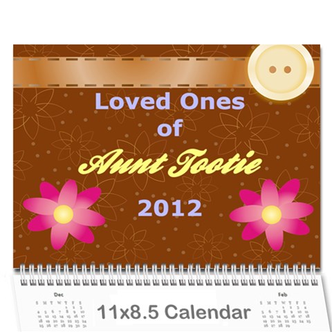 Tootie Calendar 2012 By Colton Cover