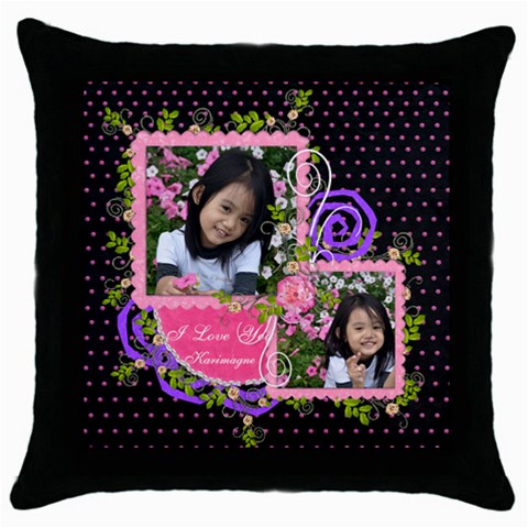 Throw Pillow 9 By Angel Front