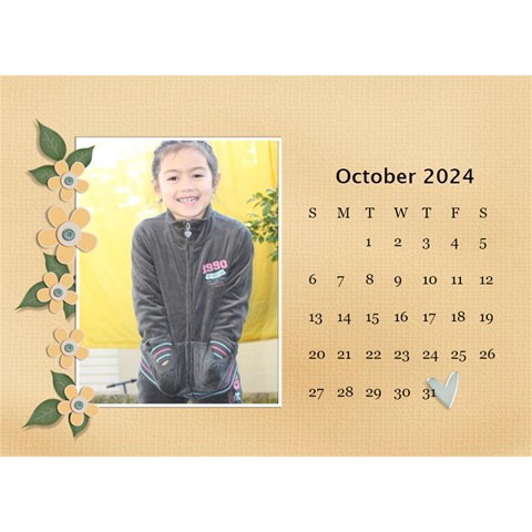 Desktop Calendar 8 5  X 6 : Beautiful You By Jennyl Oct 2024