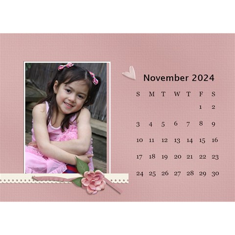 Desktop Calendar 8 5  X 6 : Beautiful You By Jennyl Nov 2024