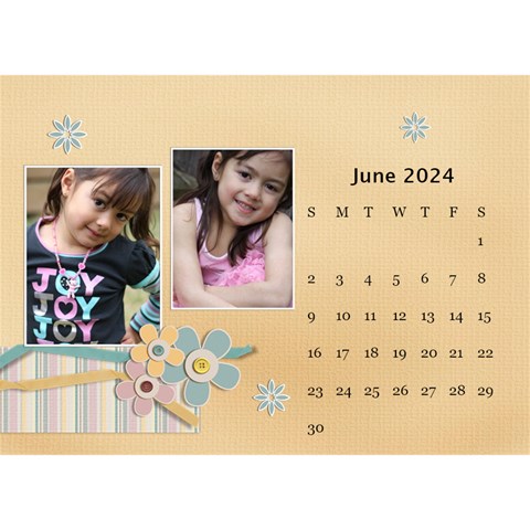 Desktop Calendar 8 5  X 6 : Beautiful You By Jennyl Jun 2024