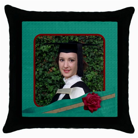 My Green Thow Cushion By Deborah Front
