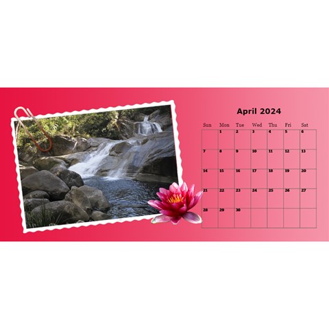 Postcard Desktop Calendar By Deborah Apr 2024