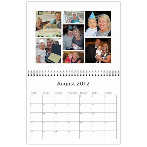 Mom And Dad R 2012 Calendar By Amy Roman Aug 2012