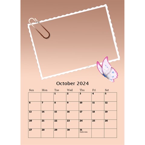 My Postcard Desktop Calendar By Deborah Oct 2024