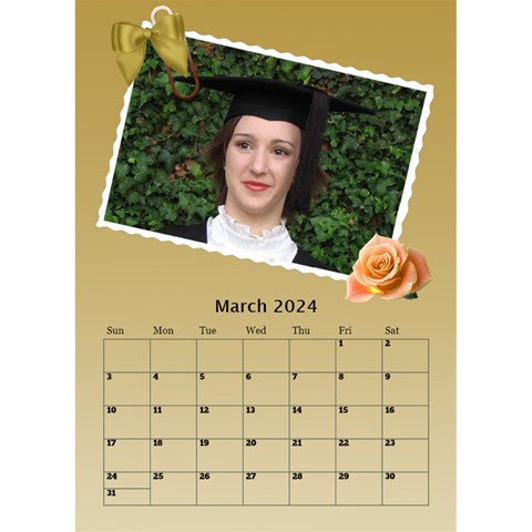 My Postcard Desktop Calendar By Deborah Mar 2024