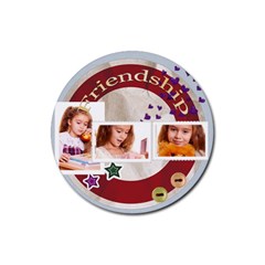 friendship - Rubber Coaster (Round)