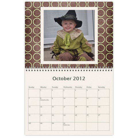 Gift Calendar 2012 By Kristi Oct 2012