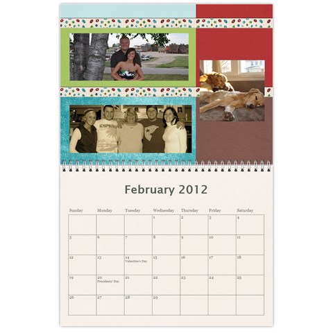 Gift Calendar 2012 By Kristi Feb 2012