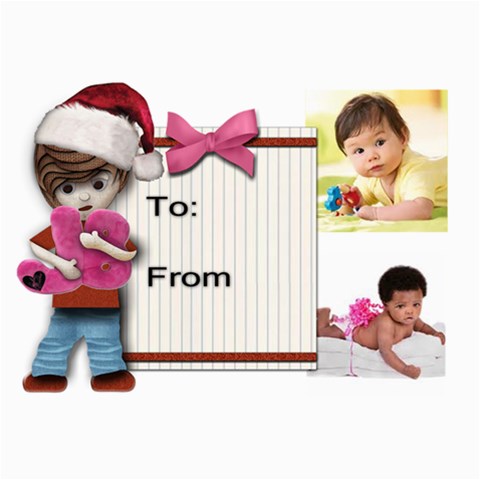 Justin Bieber Inspired Xmas Cards (diff Design On Each Card) By Amarie 7 x5  Photo Card - 3