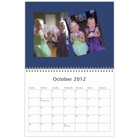 2012 Family Calendar By Tara Farrington Oct 2012