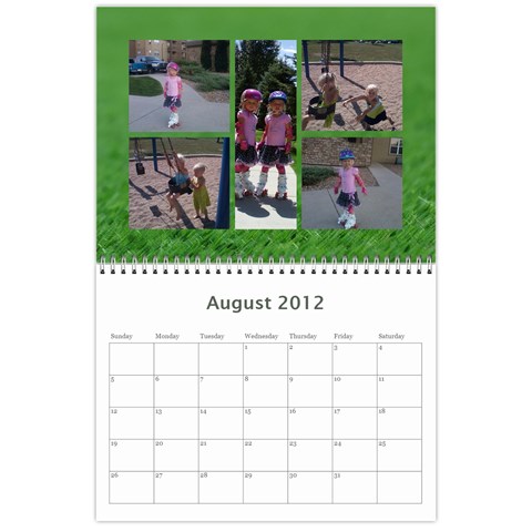 2012 Family Calendar By Tara Farrington Aug 2012
