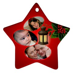 Our Family Star Ornament (2 Sided) - Star Ornament (Two Sides)