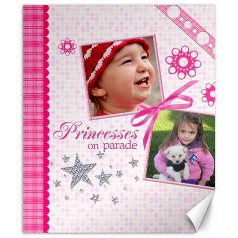 Little Princess  By Picklestar Scraps 8.15 x9.66  Canvas - 1