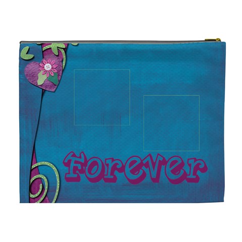 Love Forever Extra Large Cosmetic Bag By Catvinnat Back