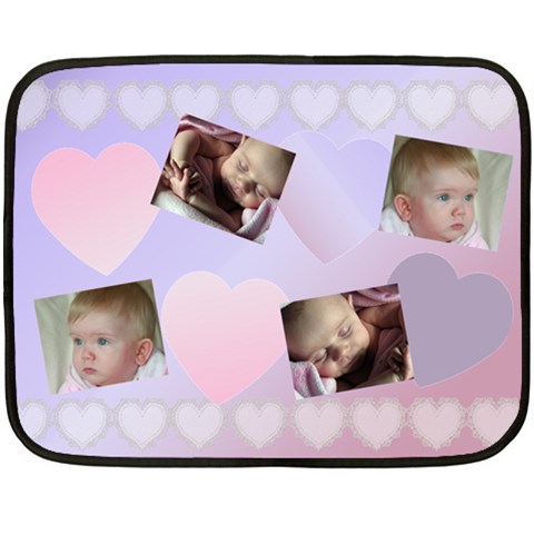 My Little Love Mini Blanket By Deborah 35 x27  Blanket