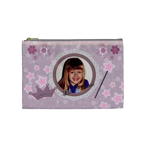 Little Princess Medium Cosmetic Bag By Lil Front