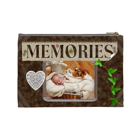 Memories Large Cosmetic Bag By Lil Back