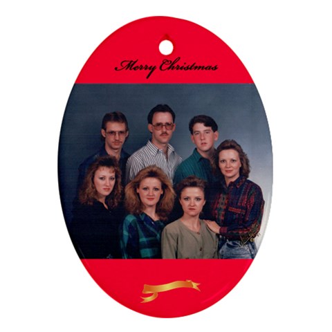 Family Christmas Ornament By Frankie Back