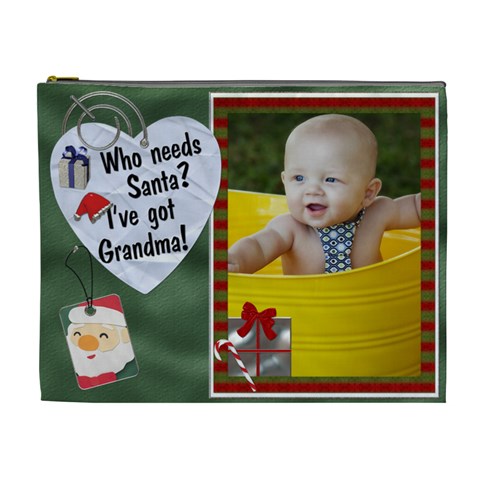 Grandmas Xl Cosmetic Bag By Lil Front