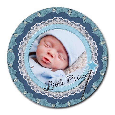 Little Prince Round Mousepad By Lil Front