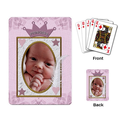 Princess Playing Cards By Lil Back