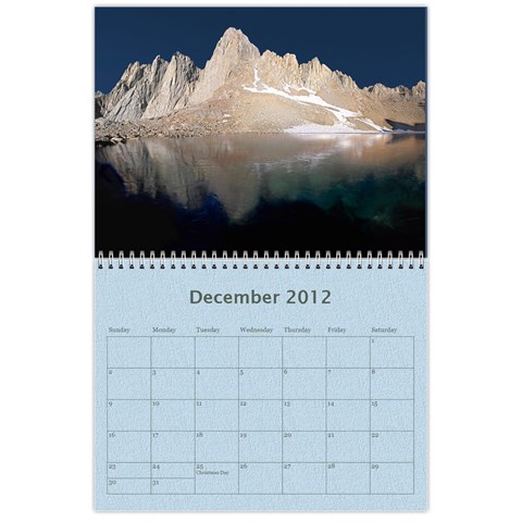Calendar Yosemite 2012 12 Month By Karl Bralich Dec 2012