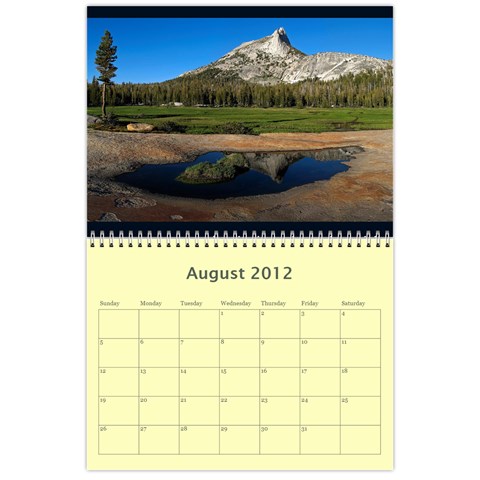 Calendar Yosemite 2012 12 Month By Karl Bralich Aug 2012