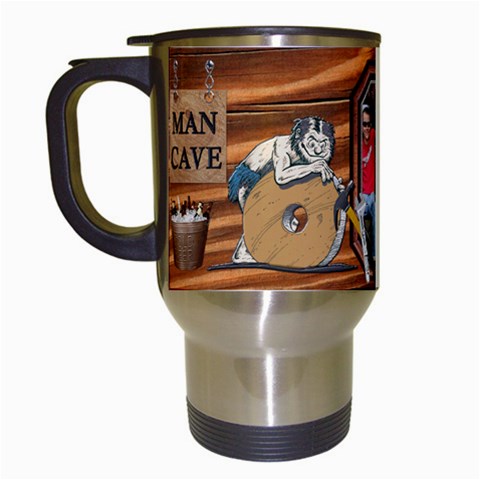 Man Cave Travel Mug By Lil Left