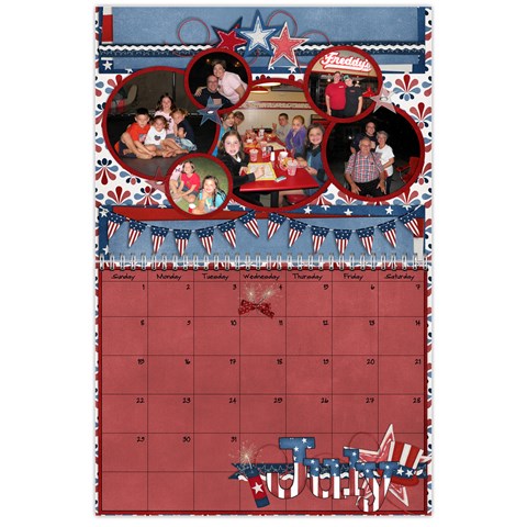 Gambell Family 2012 Calendar By Shanell Jul 2012