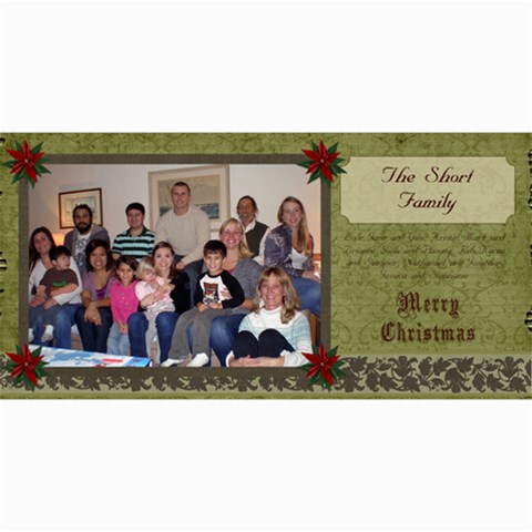 2011 Short Xmas Card 8 x4  Photo Card - 8