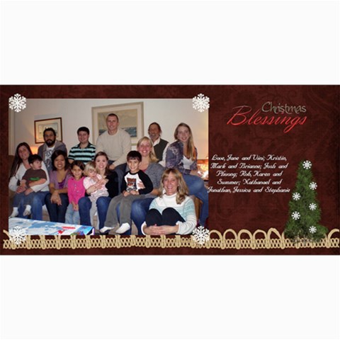 2011 Short Xmas Card 8 x4  Photo Card - 8