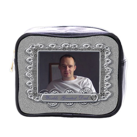 Worlds Greatest Dad Wash Bag By Claire Mcallen Front