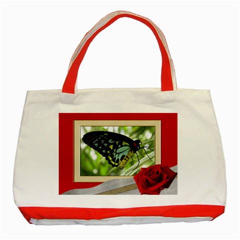 Framed Classic Red Tote By Deborah Front