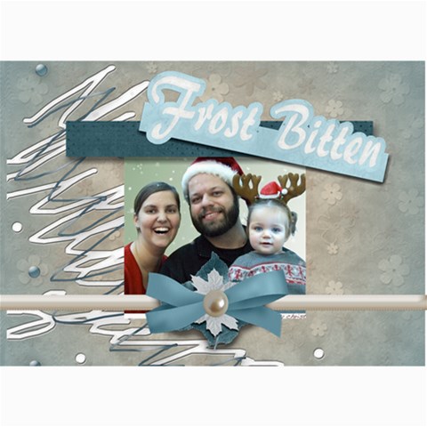 Frost Bitten Holiday Photo Card By Amarie 7 x5  Photo Card - 2