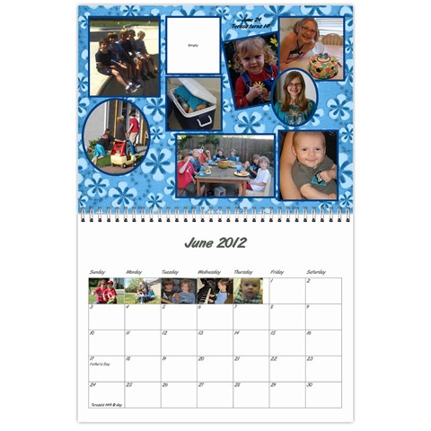 2012 Calendar By Linda Jun 2012