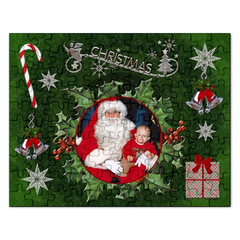 Christmas Rectangle Jigsaw Puzzle By Lil Front