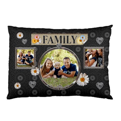 Family Pillow Case (1 Sided) By Lil 26.62 x18.9  Pillow Case