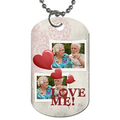 love  - Dog Tag (Two Sides)