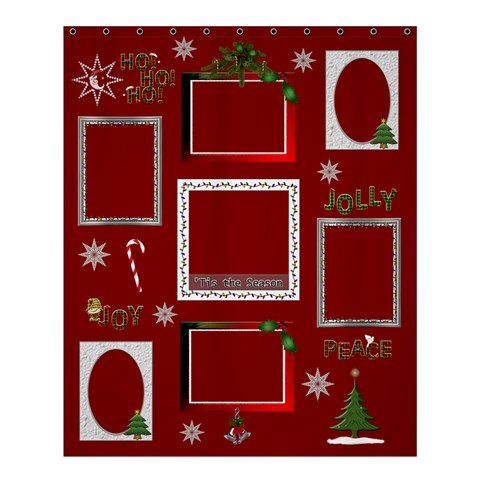 Christmas Shower Curtain (60x72) By Lil 60 x72  Curtain