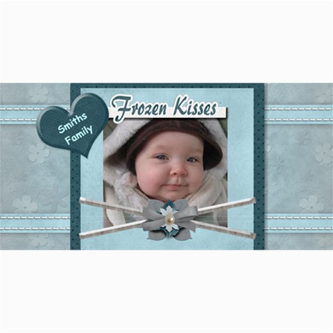 Frozen Kisses Photo Greeting Card By Amarie 8 x4  Photo Card - 5