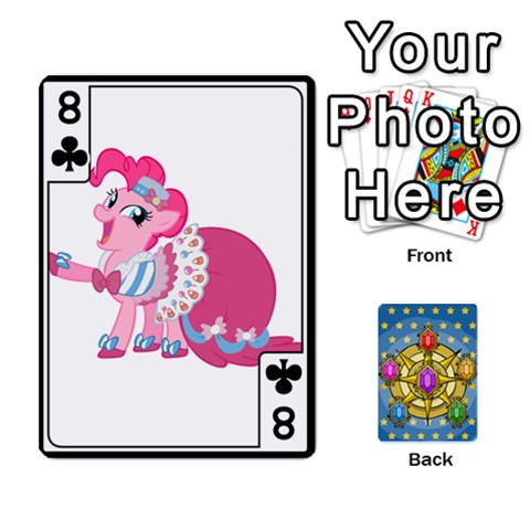 My Little Pony Friendship Is Magic Season 1 Playing Card Deck By K Kaze Front - Club8