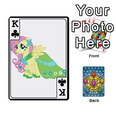 King My Little Pony Friendship Is Magic Season 1 Playing Card Deck By K Kaze Front - ClubK
