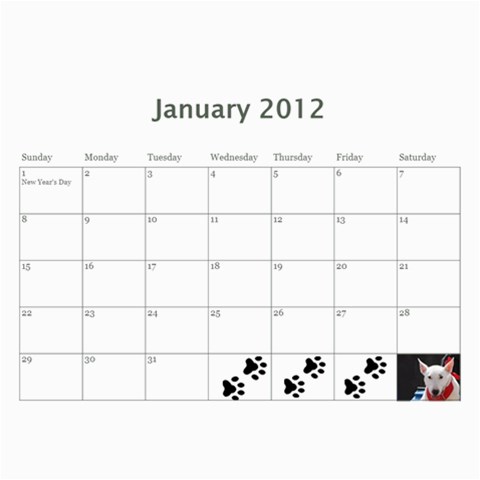 Jenni s Calendar 2012 2nd Option By Jenni Borg Feb 2012