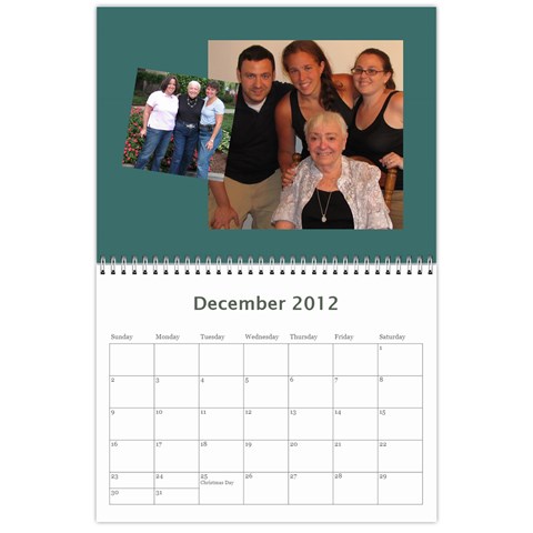 Grandma Calendar 2 By Nicole Dec 2012