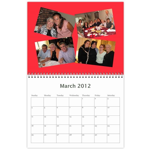 Grandma Calendar 2 By Nicole Mar 2012