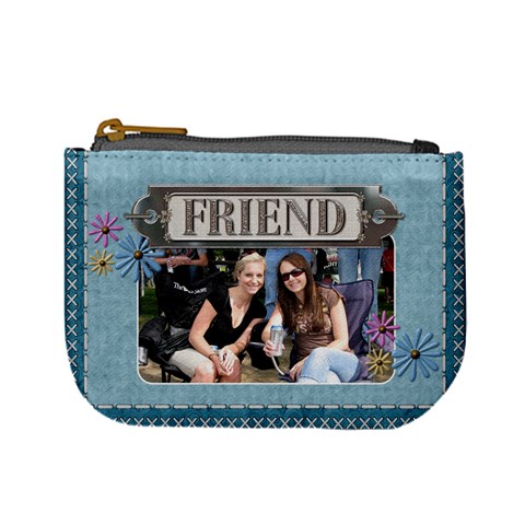 Friend Mini Coin Purse By Lil Front