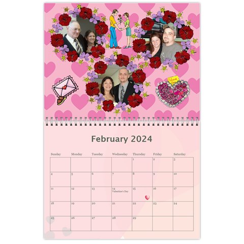 2024 All Occassion Calendar By Kim Blair Feb 2024