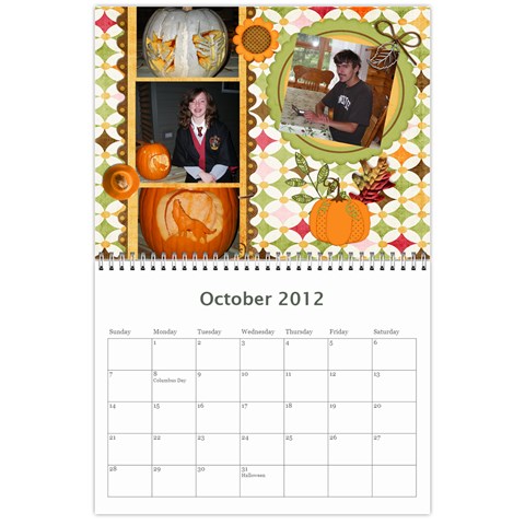 2012 Calendar By Monica Weber Oct 2012